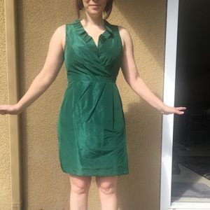 J Crew, emerald green dress, New with tags.